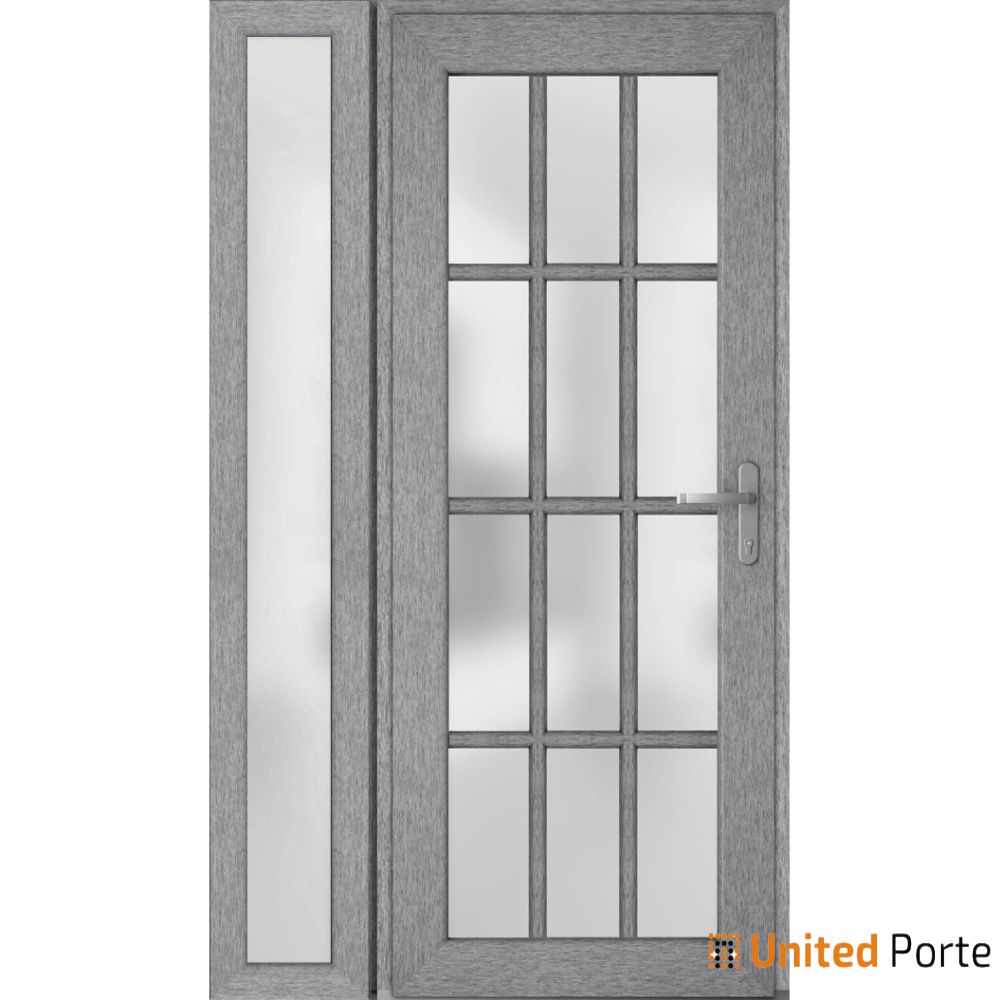 Front Exterior Prehung Fiber Glass Door with Frosted Glass | Commercial and Residential Doors | Buy Doors Online