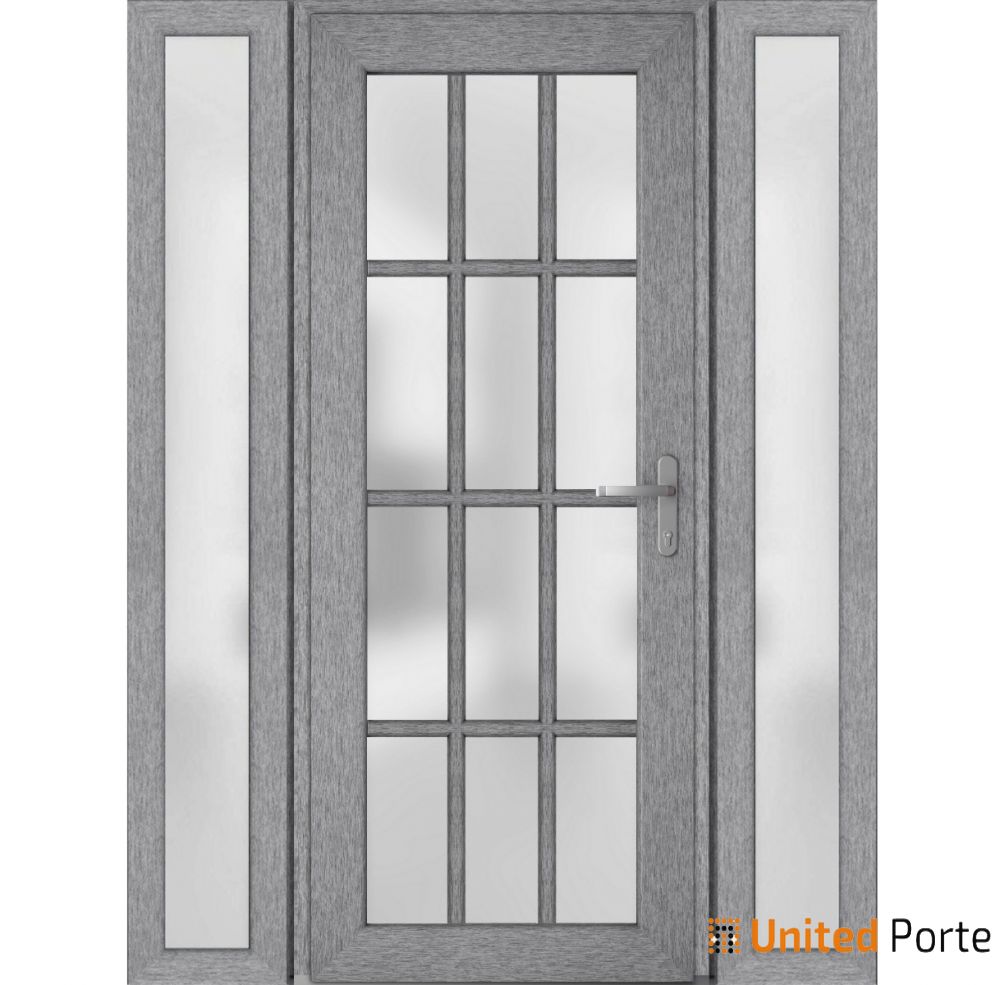 Front Exterior Prehung Fiber Glass Door with Frosted Glass | Commercial and Residential Doors | Buy Doors Online