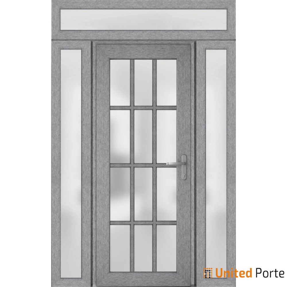 Front Exterior Prehung Fiber Glass Door with Frosted Glass | Commercial and Residential Doors | Buy Doors Online