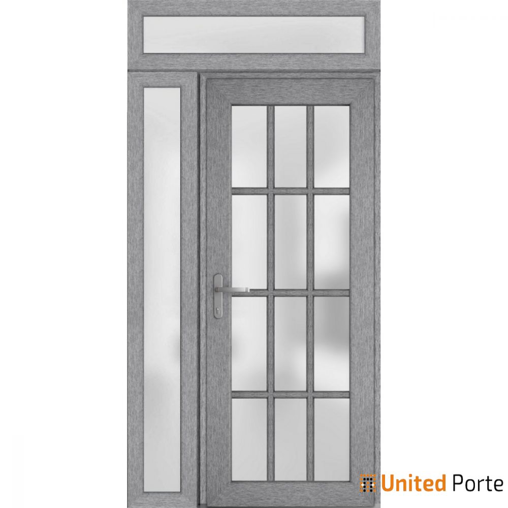 Front Exterior Prehung Fiber Glass Door with Frosted Glass | Commercial and Residential Doors | Buy Doors Online