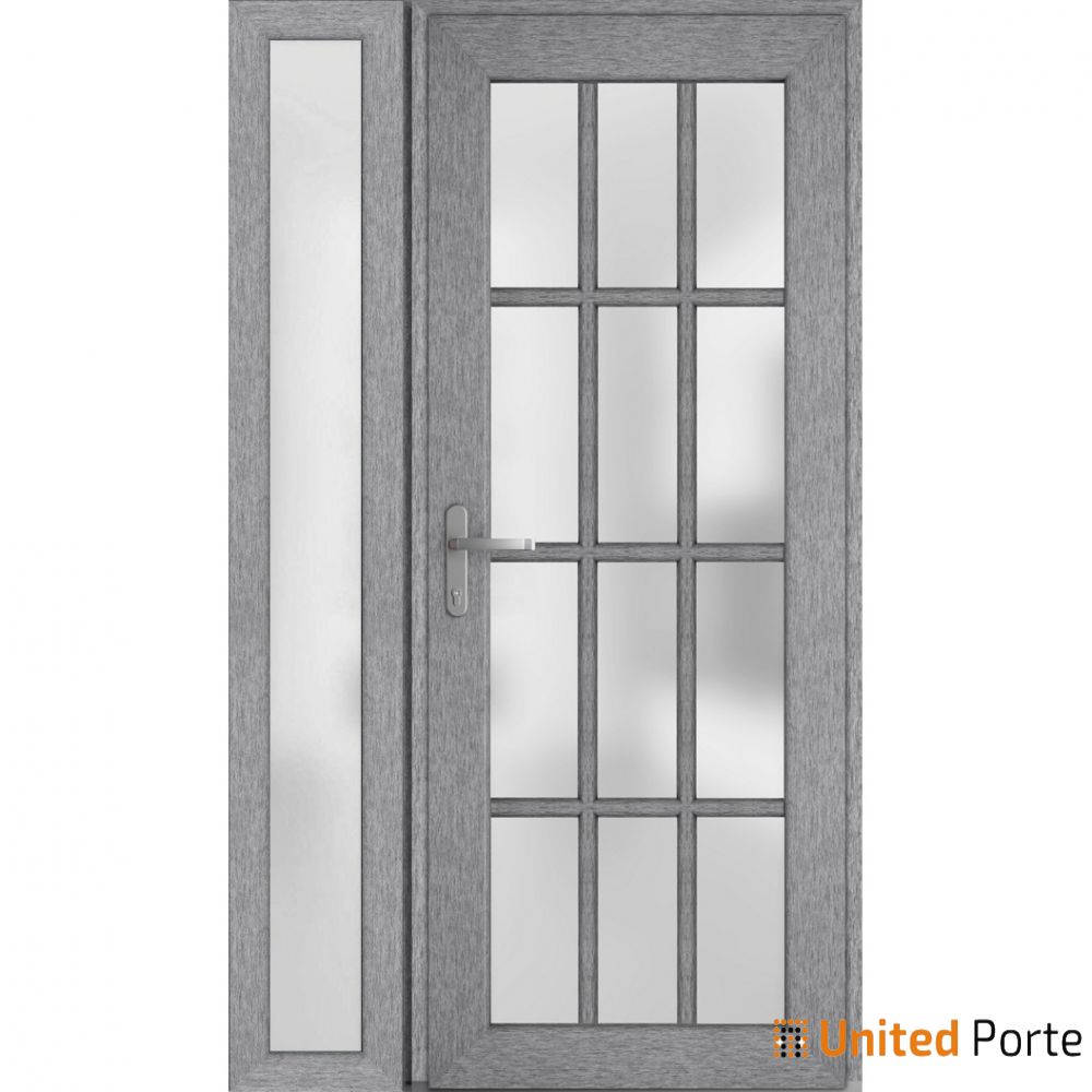 Front Exterior Prehung Fiber Glass Door with Frosted Glass | Commercial and Residential Doors | Buy Doors Online
