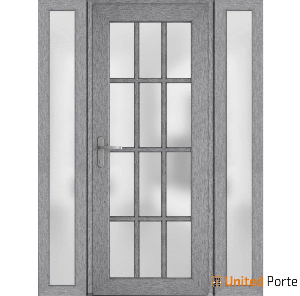 Front Exterior Prehung Fiber Glass Door with Frosted Glass | Commercial and Residential Doors | Buy Doors Online