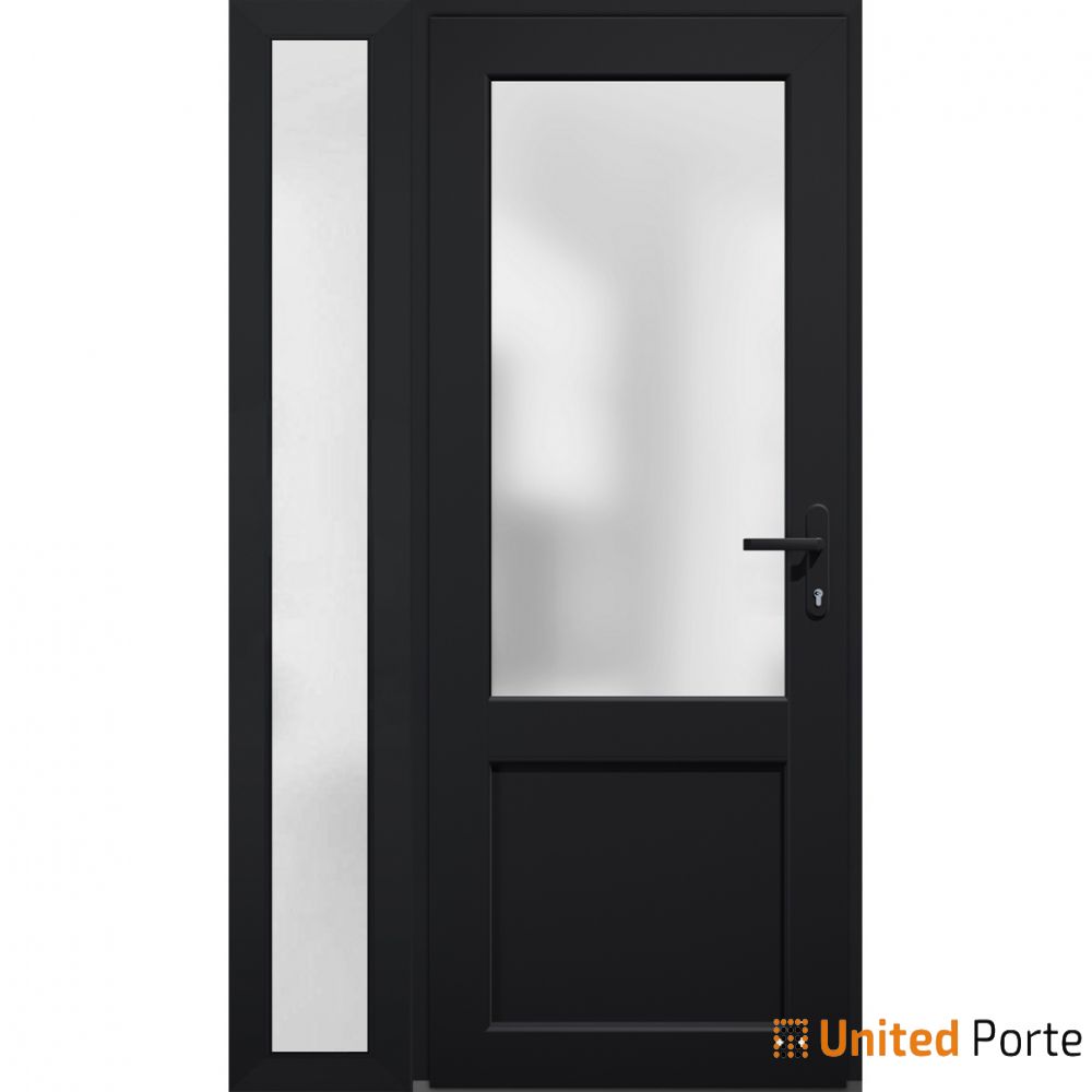 Front Exterior Prehung Fiber Glass Door with Frosted Glass | Commercial and Residential Doors | Buy Doors Online