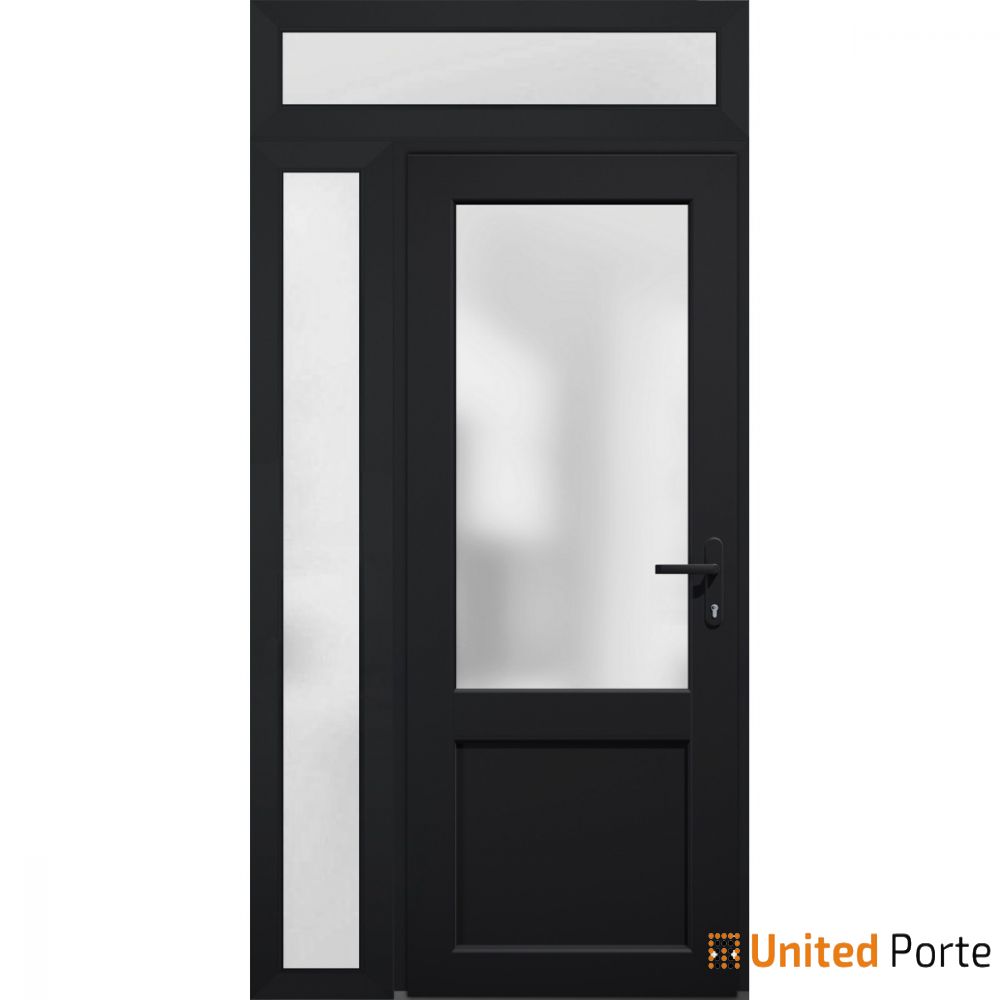 Front Exterior Prehung Fiber Glass Door with Frosted Glass | Commercial and Residential Doors | Buy Doors Online