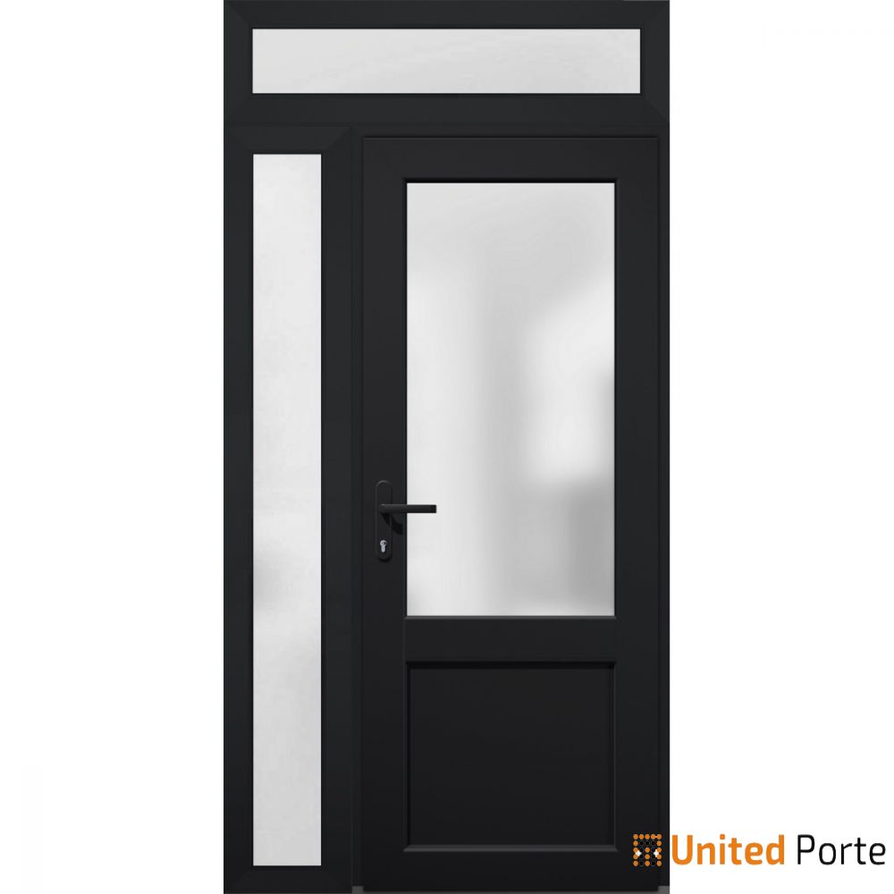 Front Exterior Prehung Fiber Glass Door with Frosted Glass | Commercial and Residential Doors | Buy Doors Online