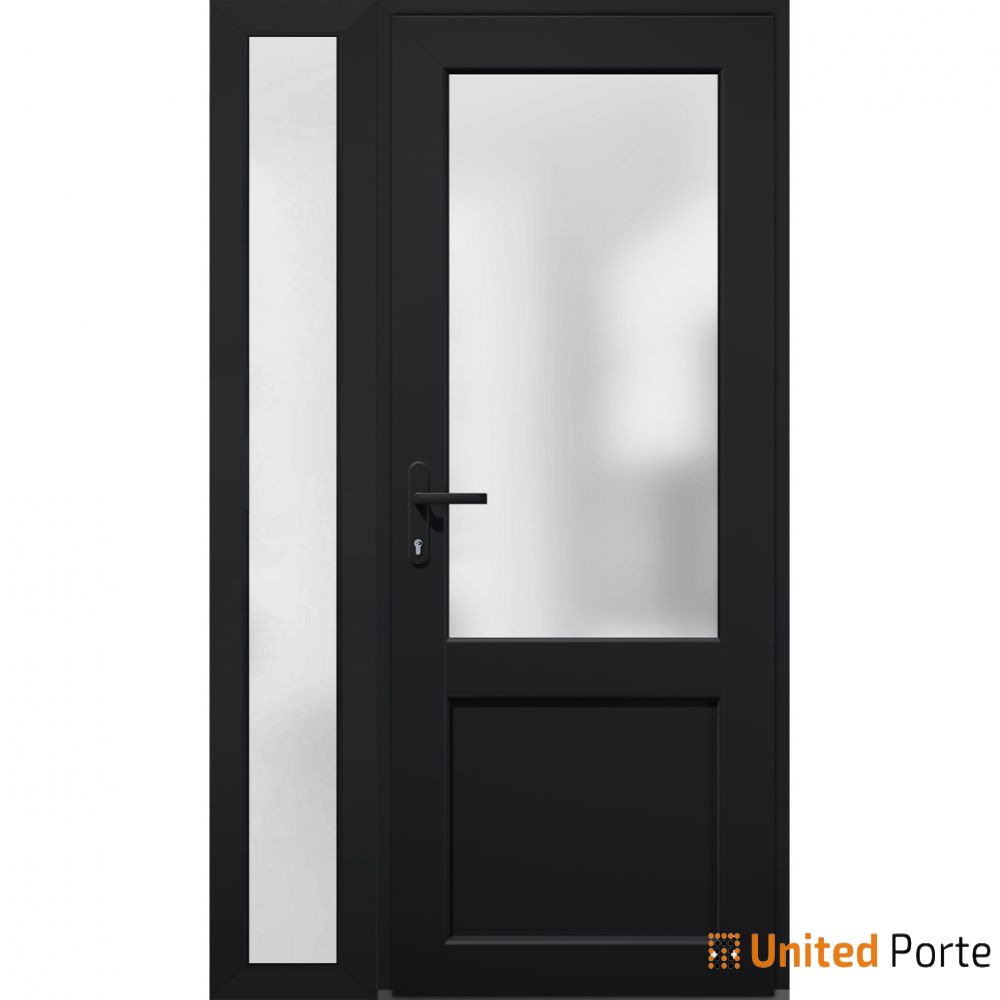 Front Exterior Prehung Fiber Glass Door with Frosted Glass | Commercial and Residential Doors | Buy Doors Online