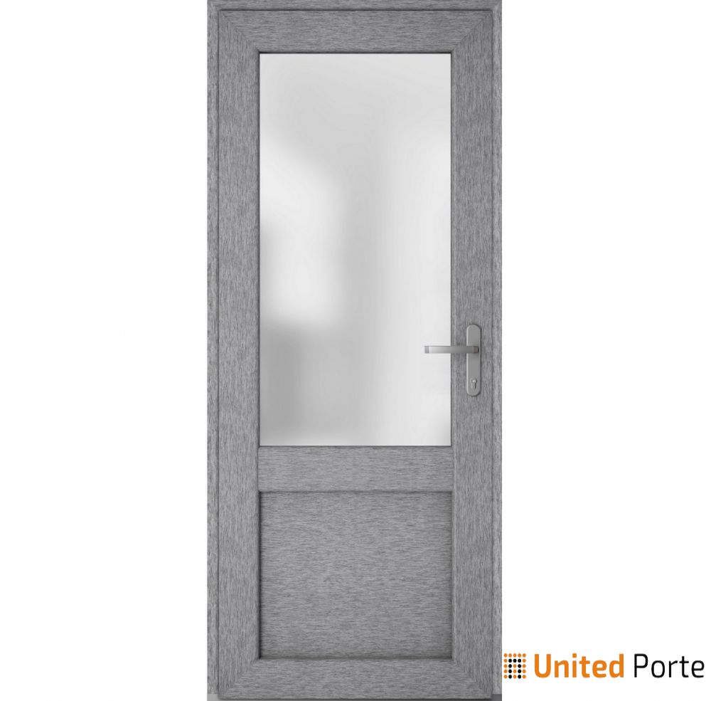 Front Exterior Prehung Fiber Glass Door with Frosted Glass | Commercial and Residential Doors | Buy Doors Online