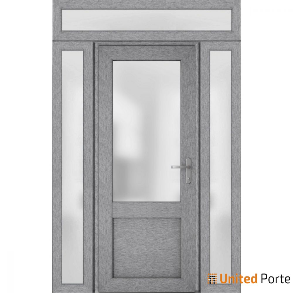 Front Exterior Prehung Fiber Glass Door with Frosted Glass | Commercial and Residential Doors | Buy Doors Online
