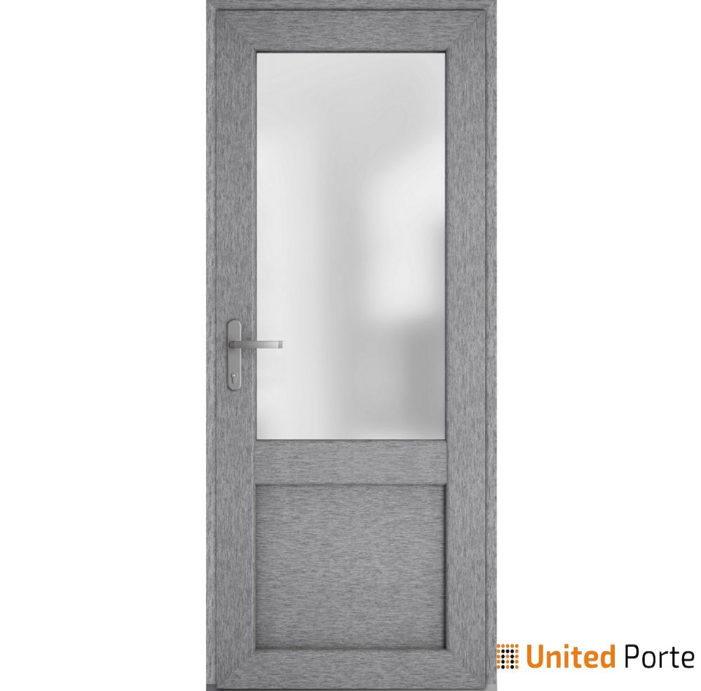 Front Exterior Prehung Fiber Glass Door with Frosted Glass | Commercial and Residential Doors | Buy Doors Online