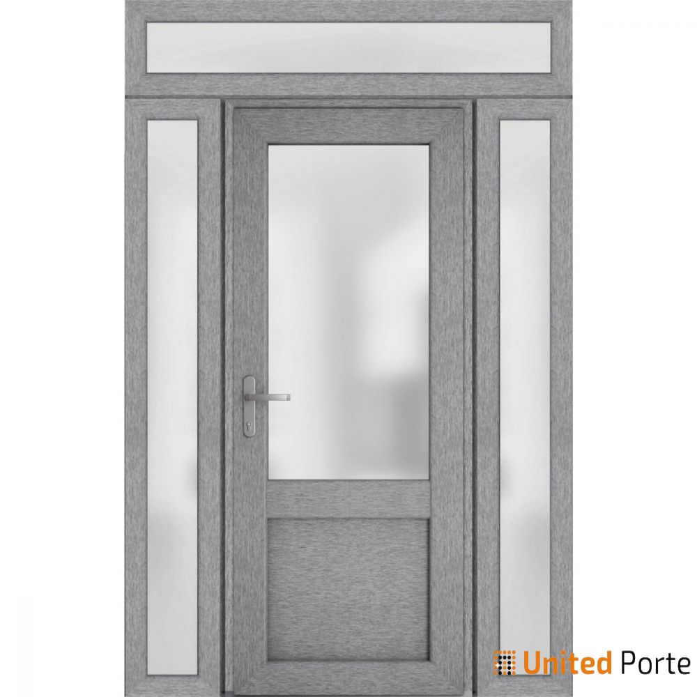 Front Exterior Prehung Fiber Glass Door with Frosted Glass | Commercial and Residential Doors | Buy Doors Online