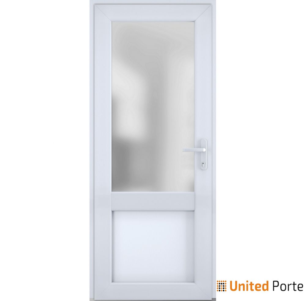 Front Exterior Prehung Fiber Glass Door with Frosted Glass | Commercial and Residential Doors | Buy Doors Online