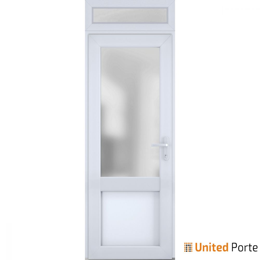 Front Exterior Prehung Fiber Glass Door with Frosted Glass | Commercial and Residential Doors | Buy Doors Online