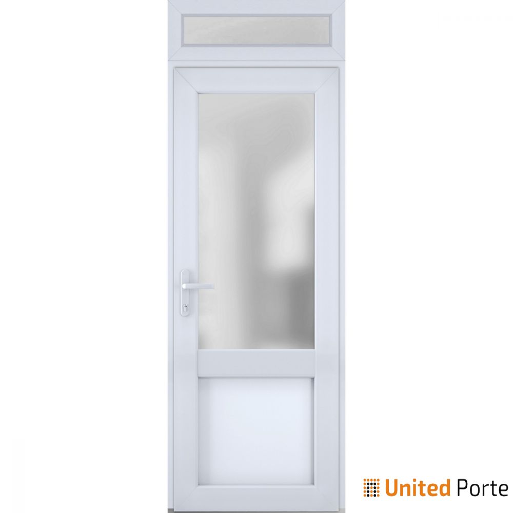 Front Exterior Prehung Fiber Glass Door with Frosted Glass | Commercial and Residential Doors | Buy Doors Online