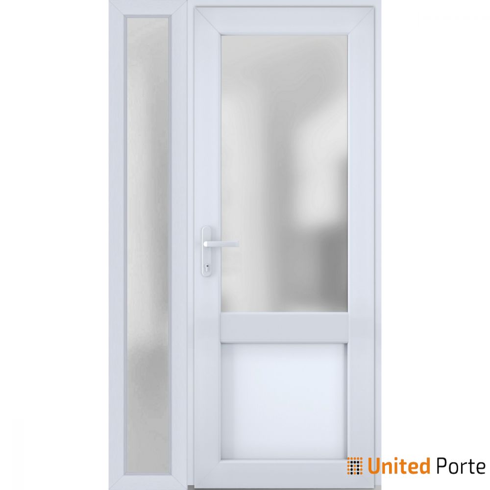 Front Exterior Prehung Fiber Glass Door with Frosted Glass | Commercial and Residential Doors | Buy Doors Online