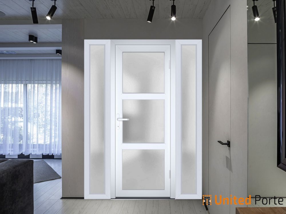 Front Exterior Prehung Fiber Glass Door Frosted Glass | Commercial and Residential Doors | Buy Doors Online