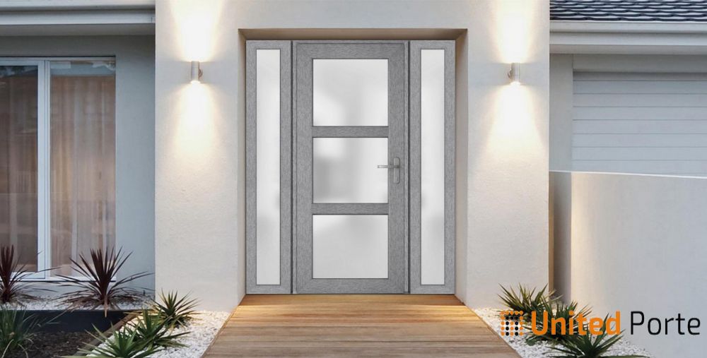 Front Exterior Prehung Fiber Glass Door Frosted Glass | Commercial and Residential Doors | Buy Doors Online