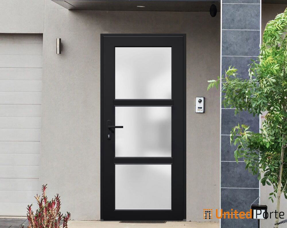 Front Exterior Prehung Fiber Glass Door Frosted Glass | Commercial and Residential Doors | Buy Doors Online