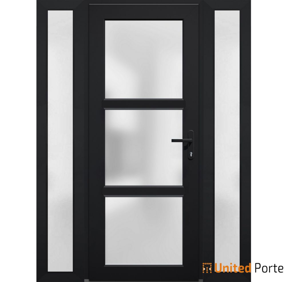 Front Exterior Prehung Fiber Glass Door Frosted Glass | Commercial and Residential Doors | Buy Doors Online