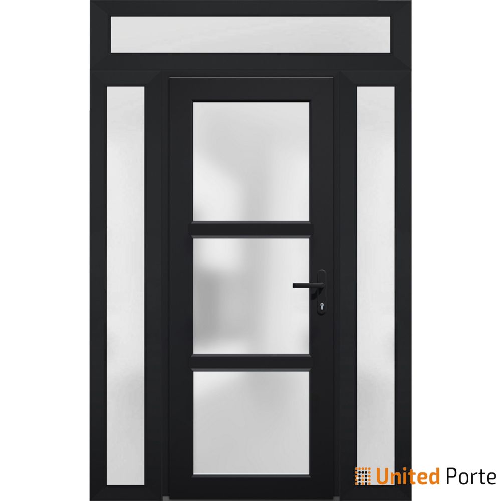 Front Exterior Prehung Fiber Glass Door Frosted Glass | Commercial and Residential Doors | Buy Doors Online
