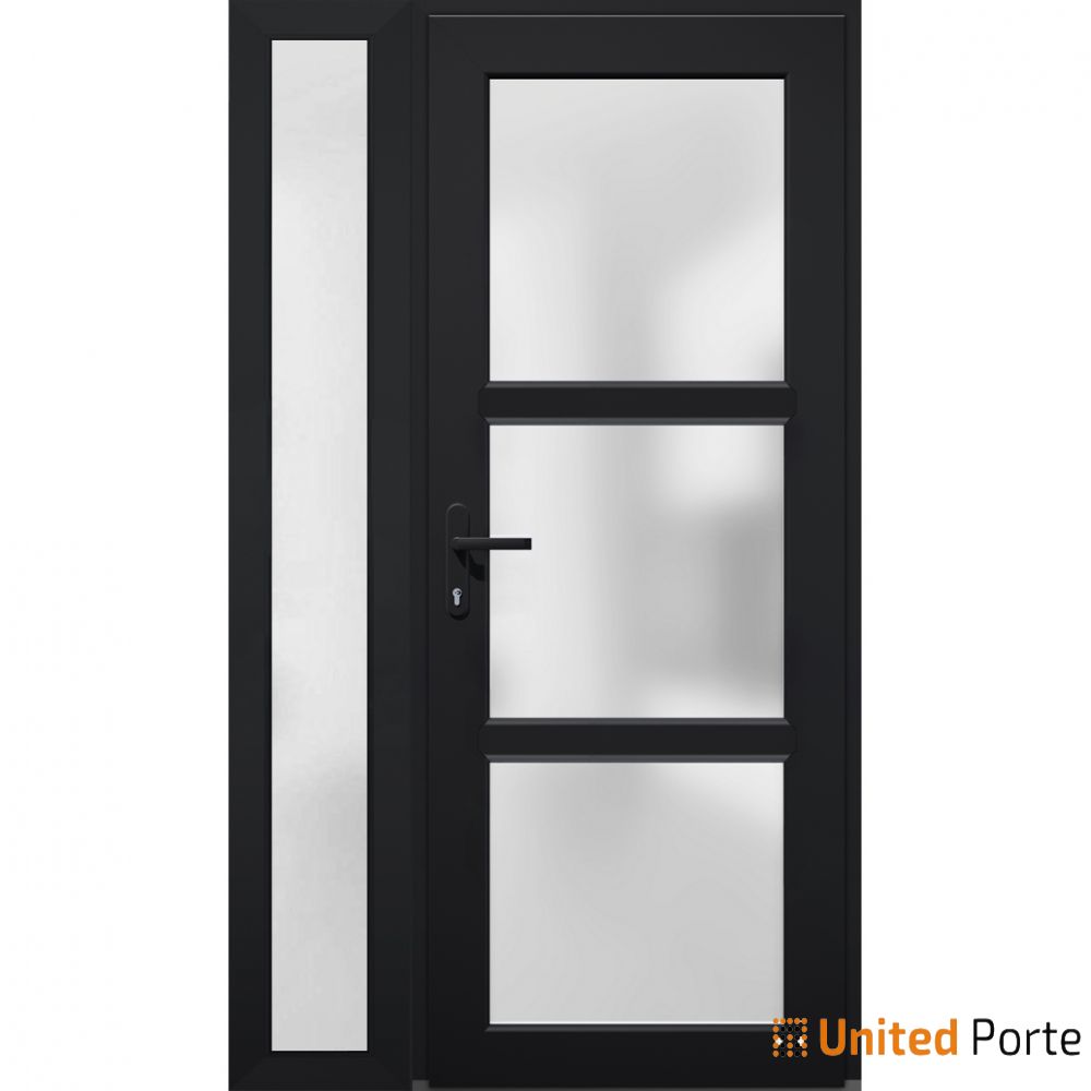 Front Exterior Prehung Fiber Glass Door Frosted Glass | Commercial and Residential Doors | Buy Doors Online