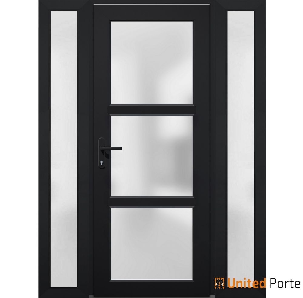Front Exterior Prehung Fiber Glass Door Frosted Glass | Commercial and Residential Doors | Buy Doors Online