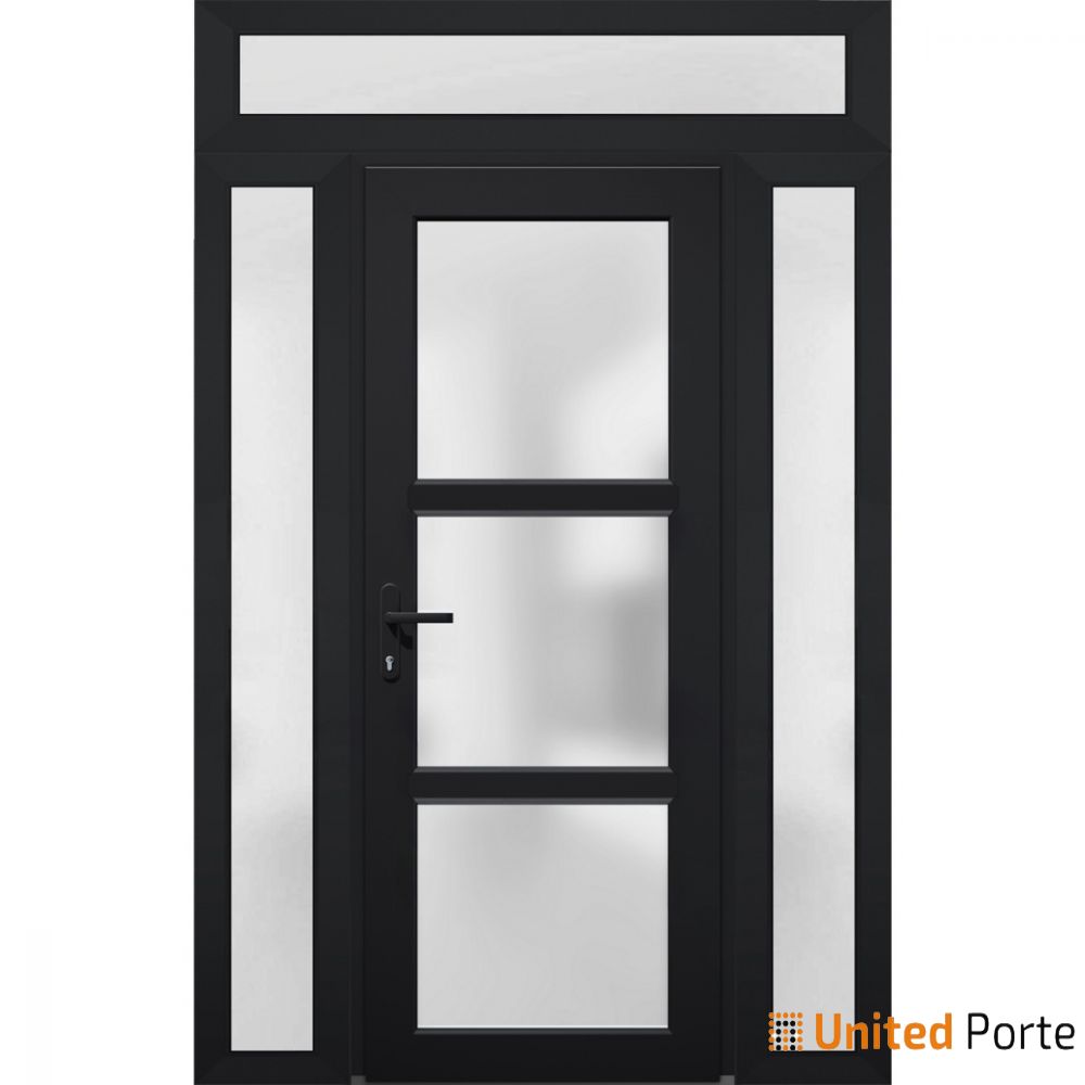 Front Exterior Prehung Fiber Glass Door Frosted Glass | Commercial and Residential Doors | Buy Doors Online