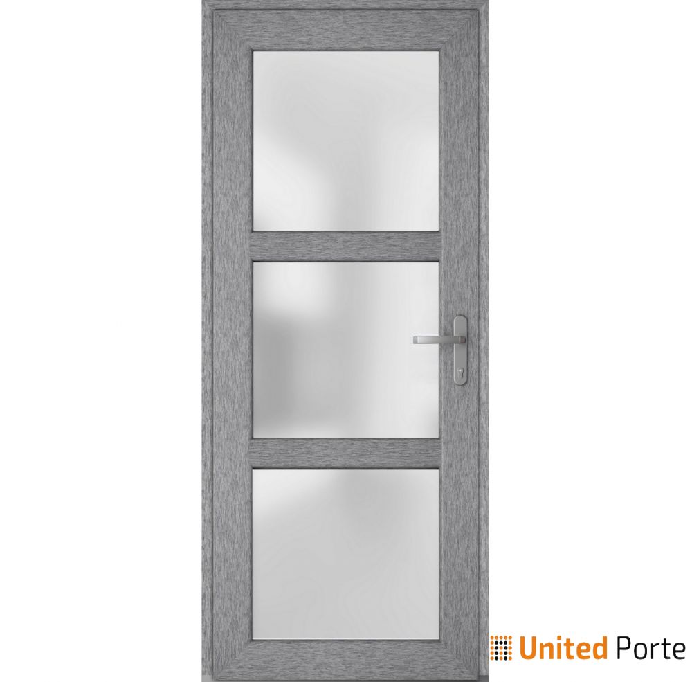 Front Exterior Prehung Fiber Glass Door Frosted Glass | Commercial and Residential Doors | Buy Doors Online