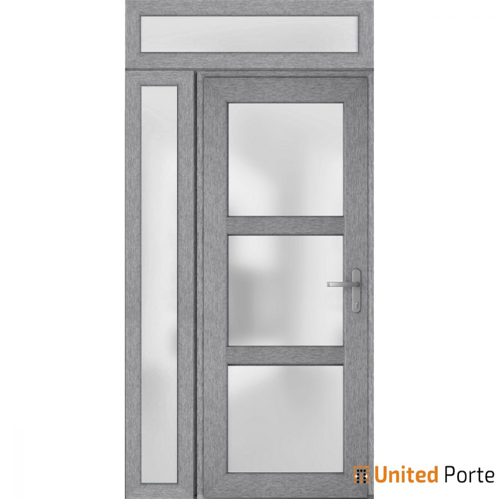 Front Exterior Prehung Fiber Glass Door Frosted Glass | Commercial and Residential Doors | Buy Doors Online