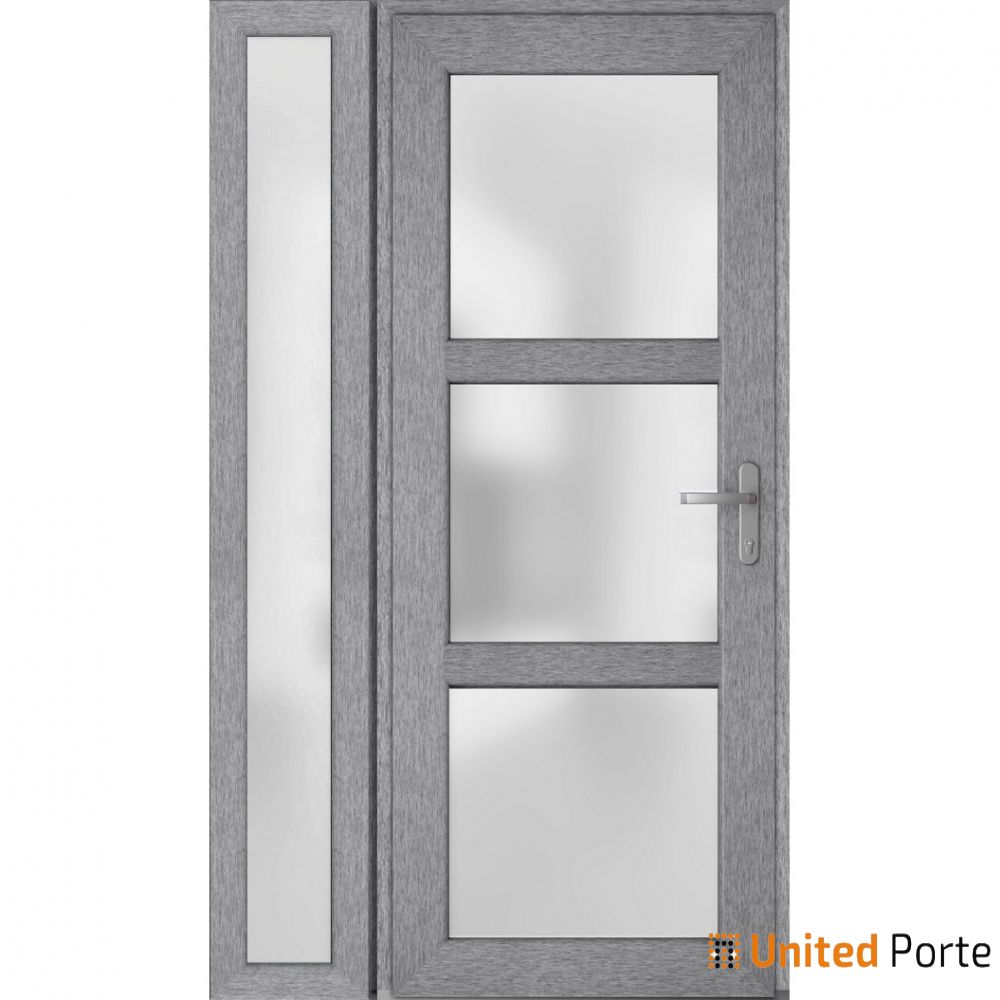 Front Exterior Prehung Fiber Glass Door Frosted Glass | Commercial and Residential Doors | Buy Doors Online