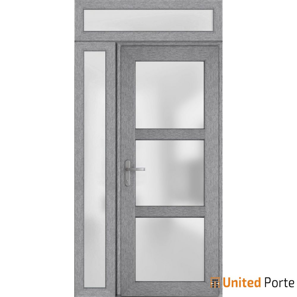 Front Exterior Prehung Fiber Glass Door Frosted Glass | Commercial and Residential Doors | Buy Doors Online