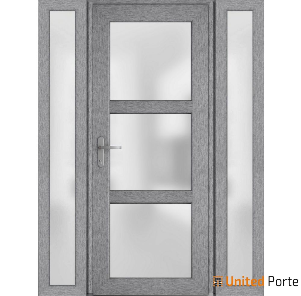 Front Exterior Prehung Fiber Glass Door Frosted Glass | Commercial and Residential Doors | Buy Doors Online