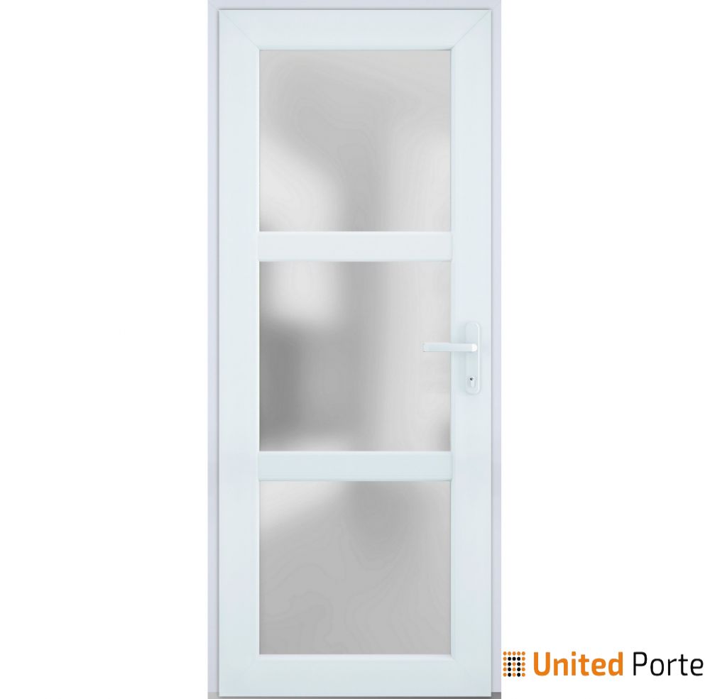 Front Exterior Prehung Fiber Glass Door Frosted Glass | Commercial and Residential Doors | Buy Doors Online