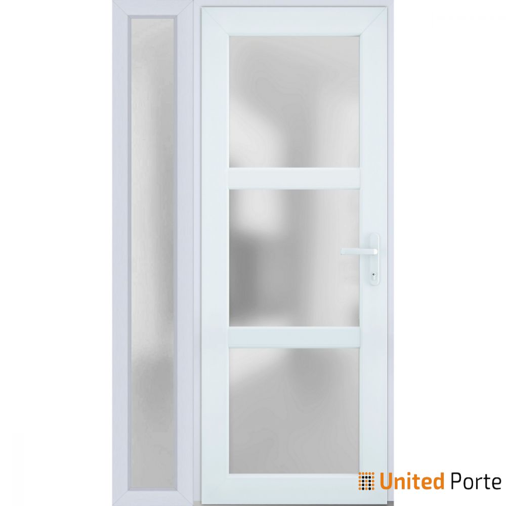 Front Exterior Prehung Fiber Glass Door Frosted Glass | Commercial and Residential Doors | Buy Doors Online
