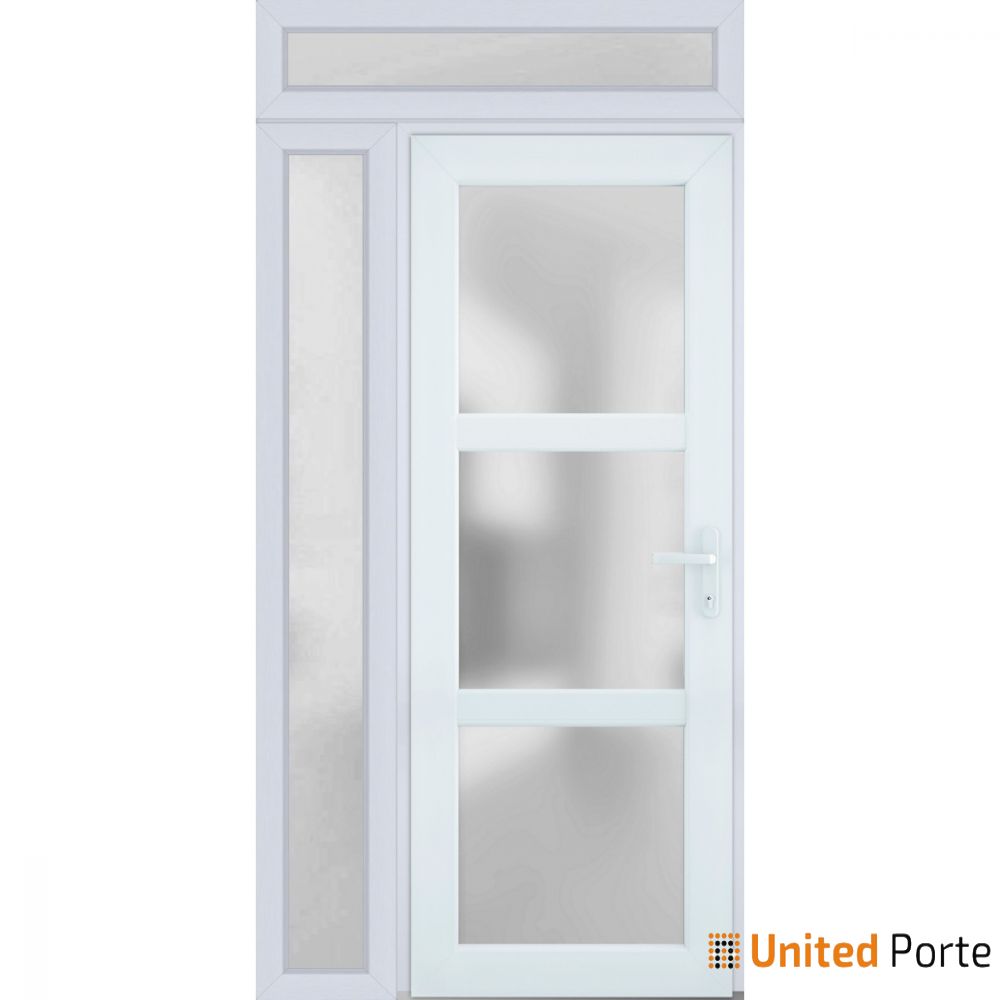 Front Exterior Prehung Fiber Glass Door Frosted Glass | Commercial and Residential Doors | Buy Doors Online