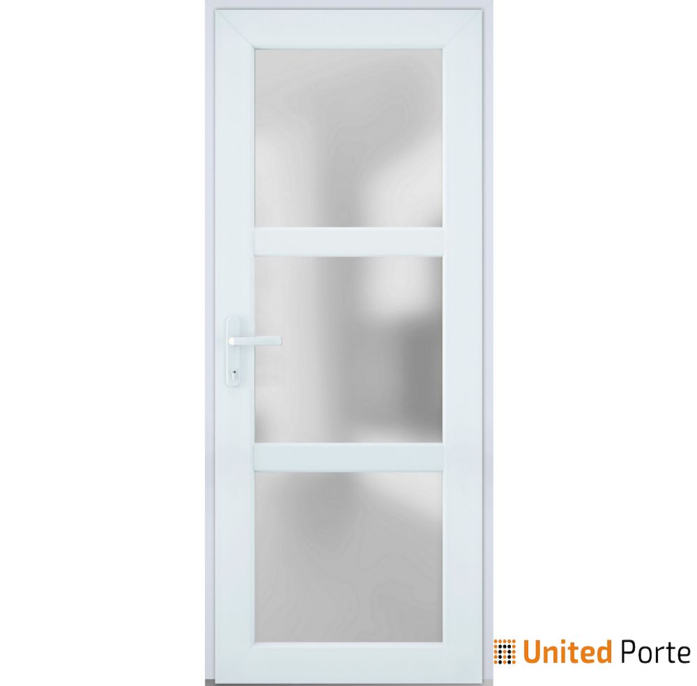 Front Exterior Prehung Fiber Glass Door Frosted Glass | Commercial and Residential Doors | Buy Doors Online
