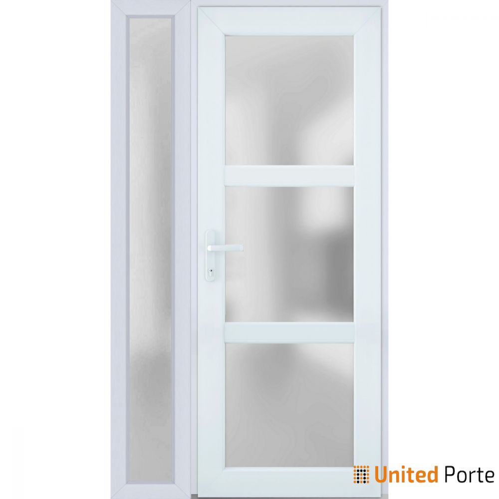 Front Exterior Prehung Fiber Glass Door Frosted Glass | Commercial and Residential Doors | Buy Doors Online