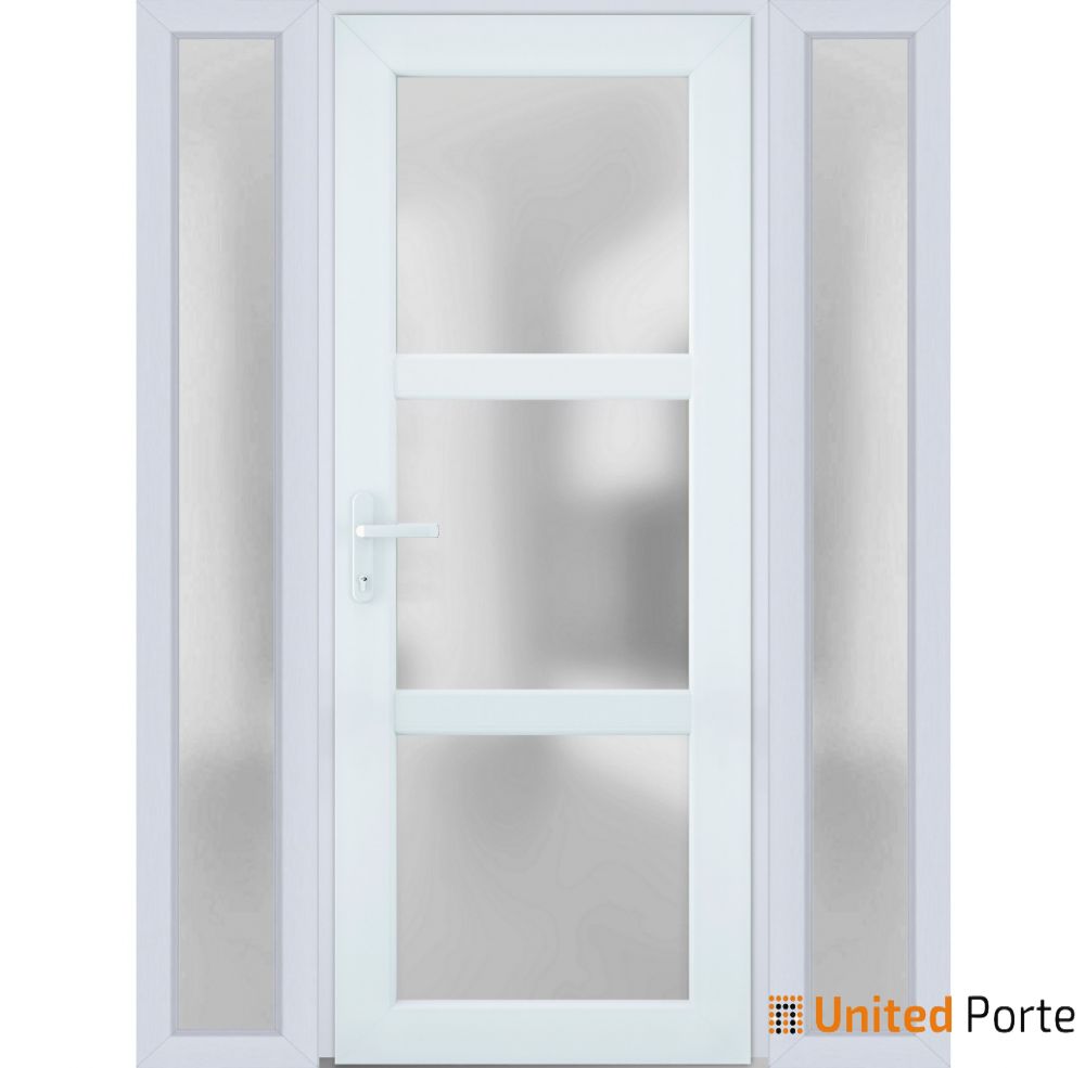 Front Exterior Prehung Fiber Glass Door Frosted Glass | Commercial and Residential Doors | Buy Doors Online