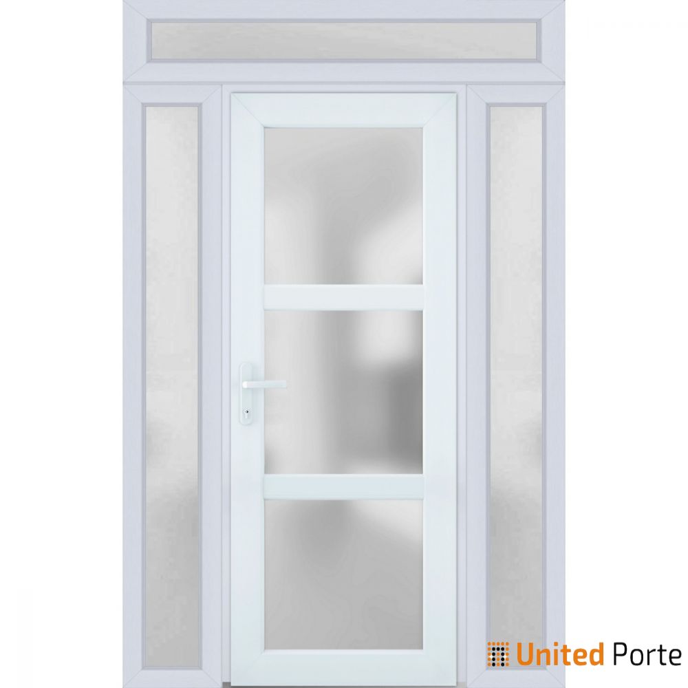 Front Exterior Prehung Fiber Glass Door Frosted Glass | Commercial and Residential Doors | Buy Doors Online