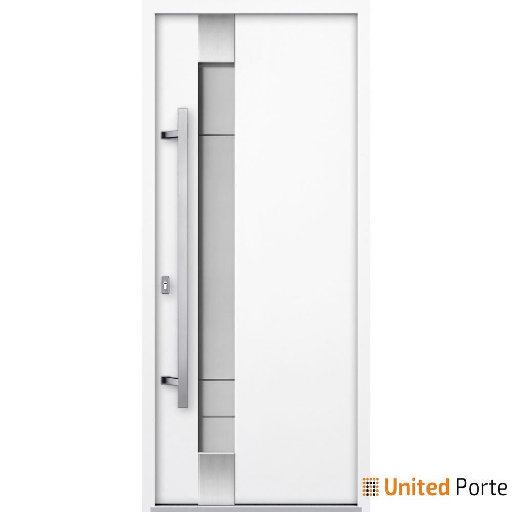 Front Exterior Prehung Steel Door | Single Modern Painted Door | Buy Doors Online