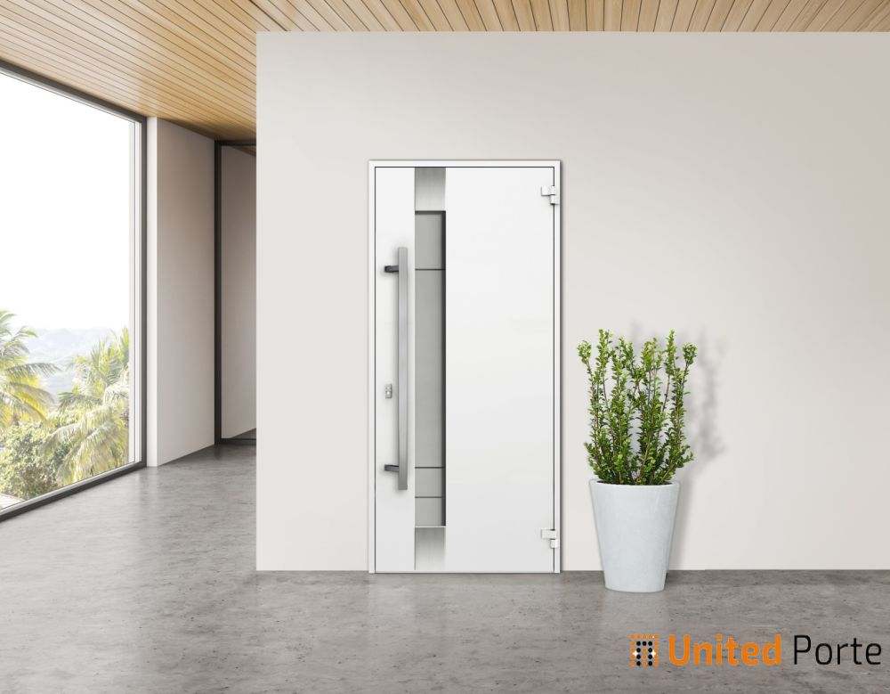 Front Exterior Prehung Steel Door | Single Modern Painted Door | Buy Doors Online