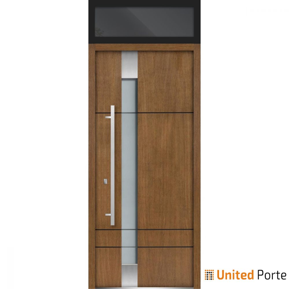 Front Exterior Prehung Steel Door | Single Modern Painted Door | 1713