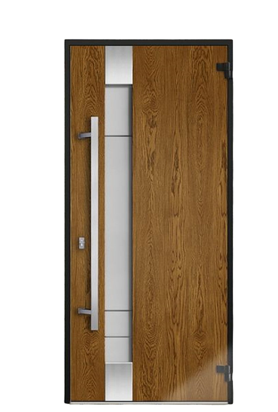Front Exterior Prehung Steel Door | Single Modern Painted Door | 1713