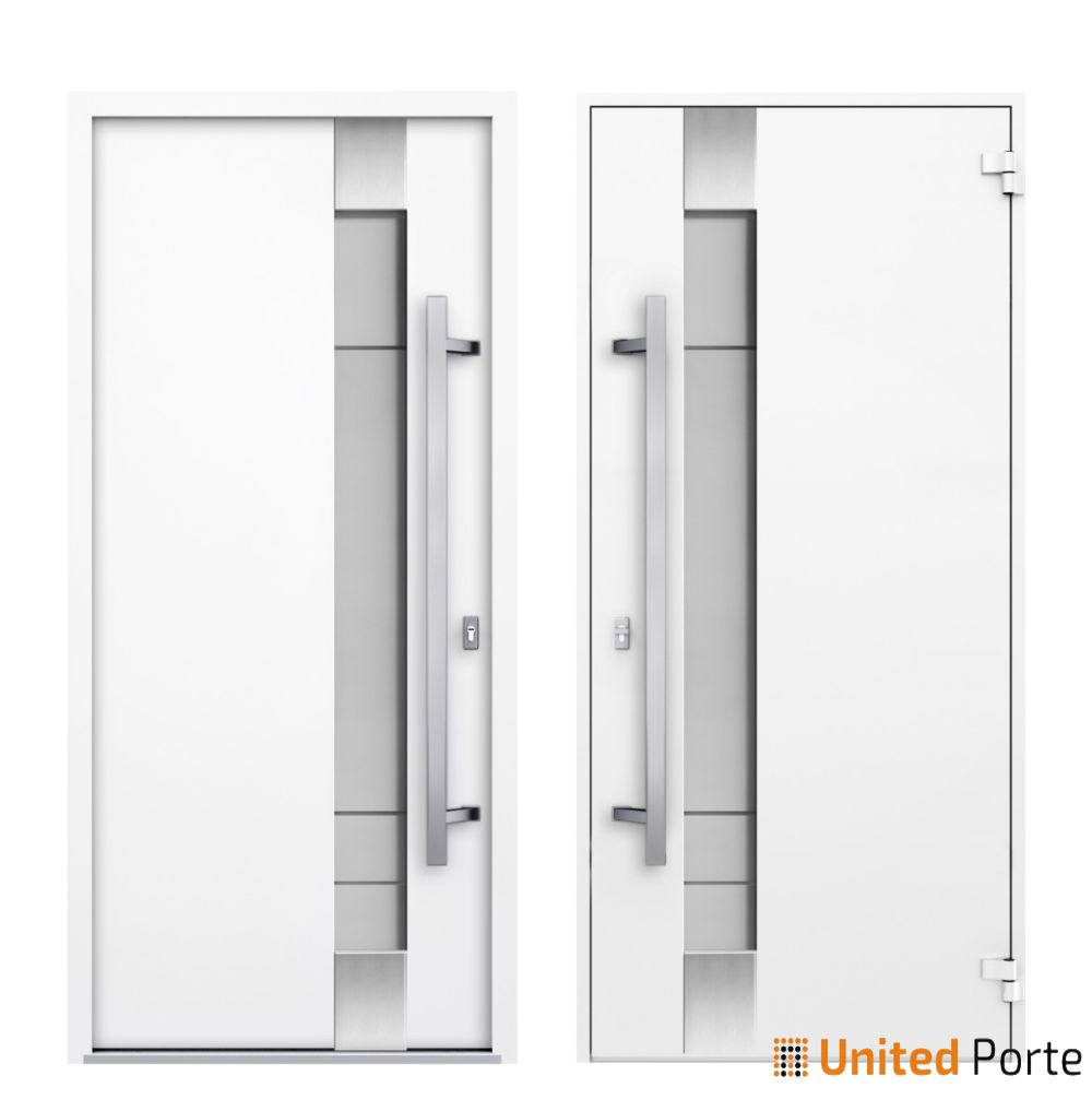 Front Exterior Prehung Steel Door | Single Modern Painted Door | Buy Doors Online