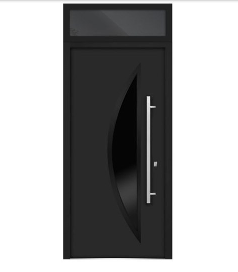 Front Exterior Prehung Steel Door | Stainless Inserts Single Modern Painted Doors | Buy Doors Online