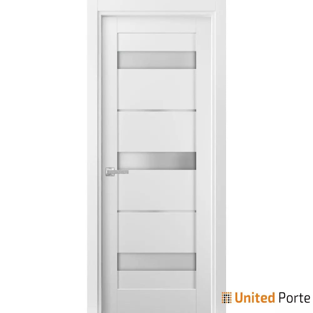 French Panel Lite Doors with Frosted Opaque Glass | Bathroom Bedroom Sturdy Doors | Buy Doors Online