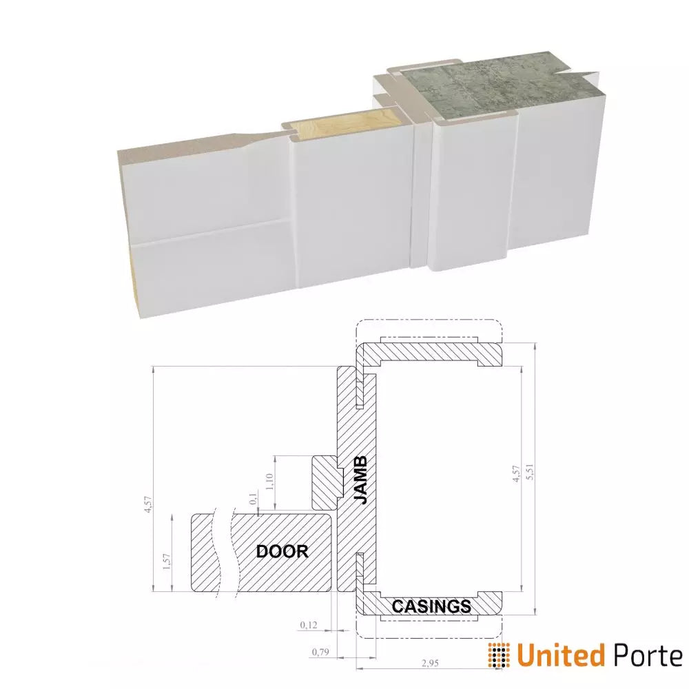 French Panel Solid Door with Hardware | Bathroom Bedroom Interior Sturdy Doors | Buy Doors Online