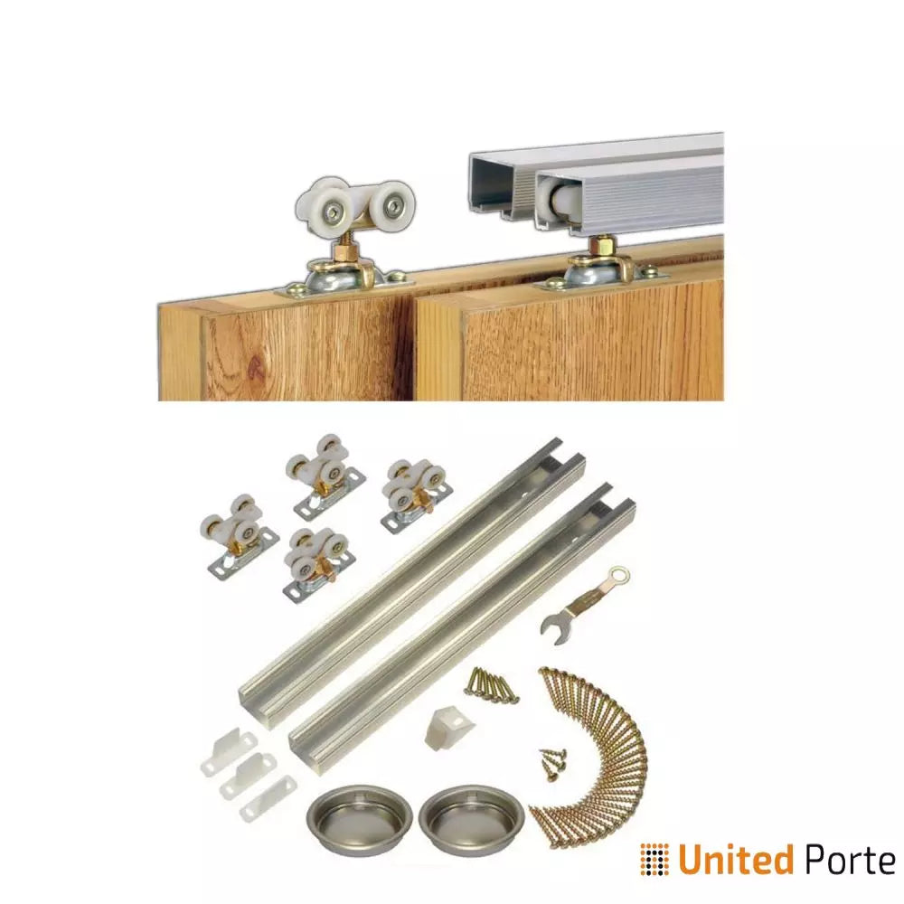 Sliding Closet Bypass Doors with Hardware | Wood Solid Bedroom Wardrobe Doors | Buy Doors Online