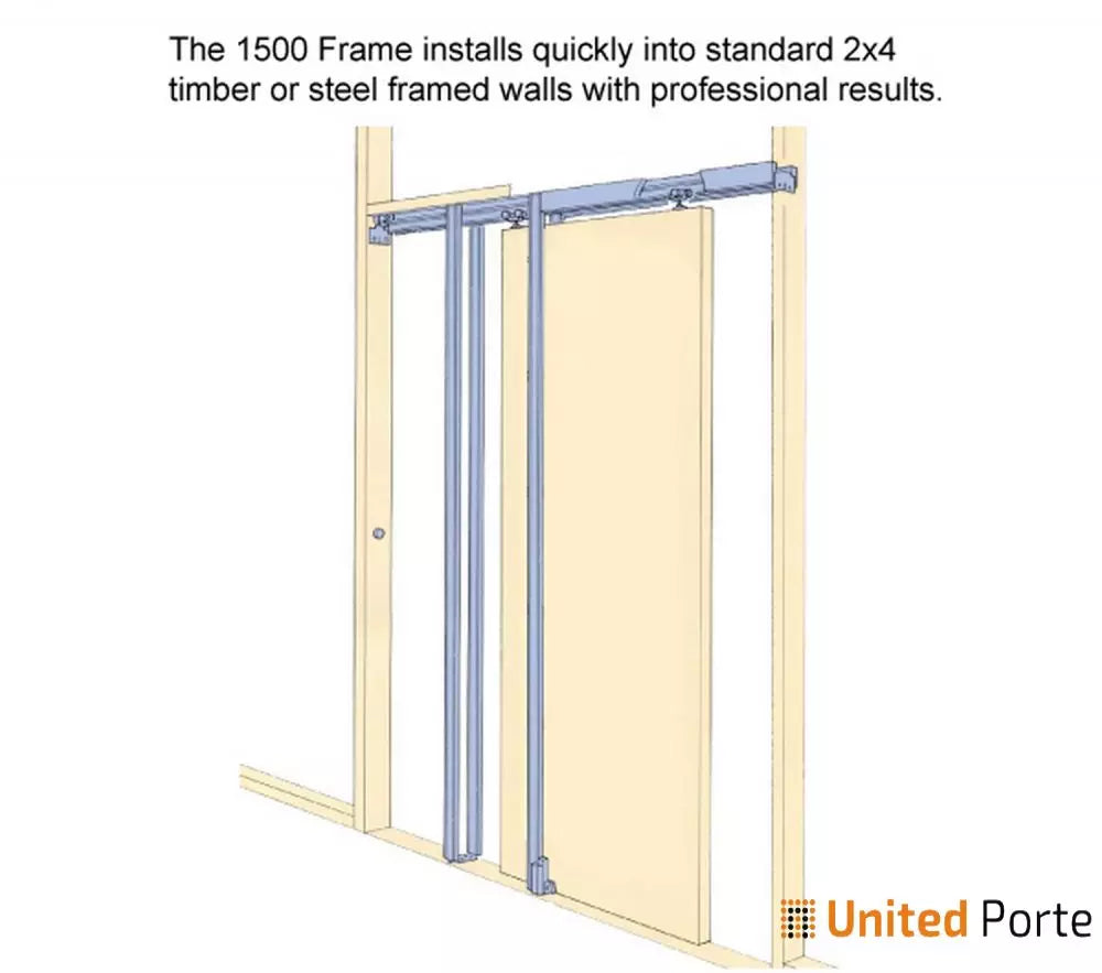 Sliding French Pocket Door with Frosted Glass | Solid Wood Interior Bedroom Sturdy Doors | Buy Doors Online