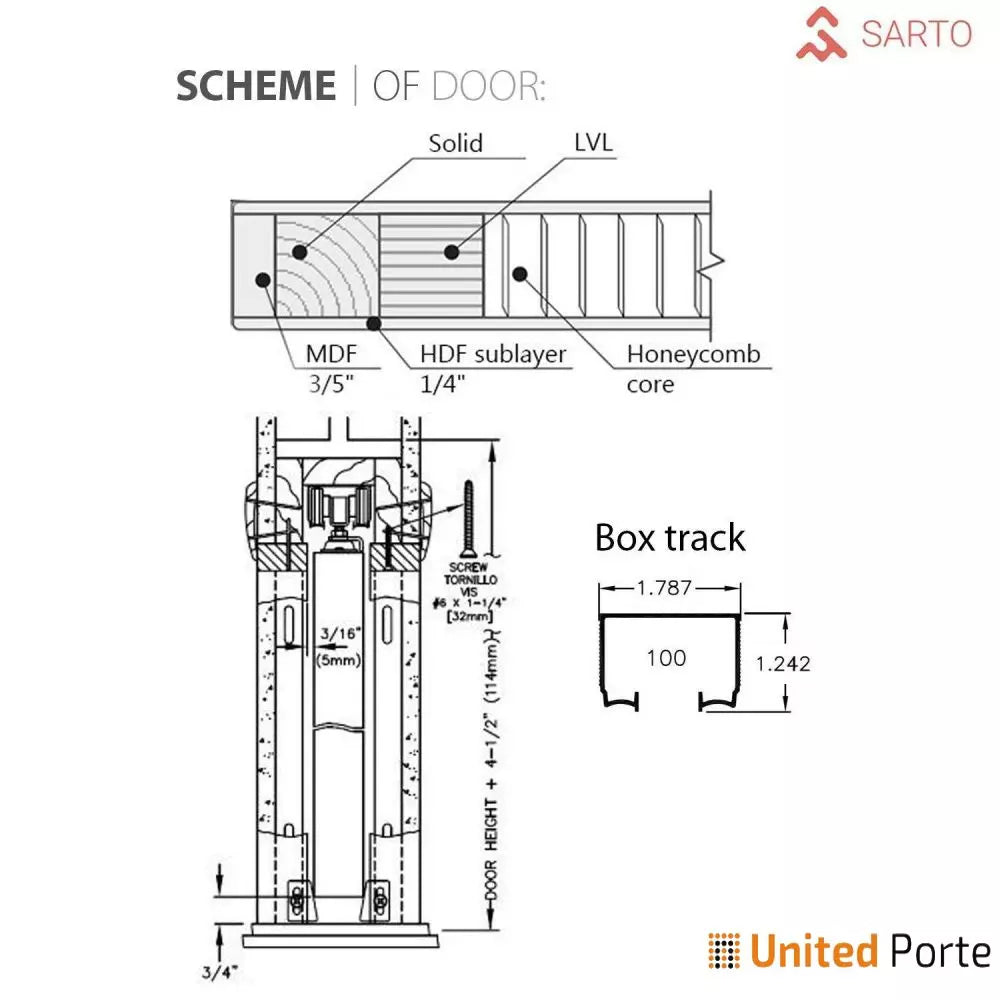 Sliding Pocket Door with Frames | Solid Wood Interior Sturdy Doors | Buy Doors Online