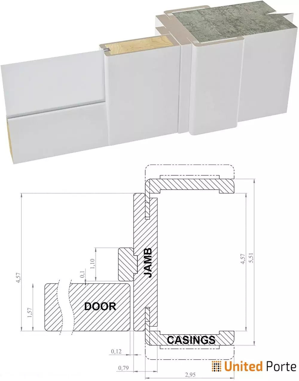 Solid French Panel Doors with Decorative Panels | Bathroom Bedroom Interior Sturdy Door | Buy Doors Online